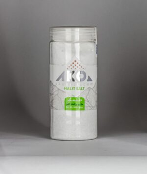 دلنمک صادراتی آکو سایز پودری نمکدانی - 900 گرم