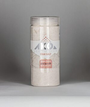 نمک صورتی صادراتی آکو سایز آرد - 900 گرم