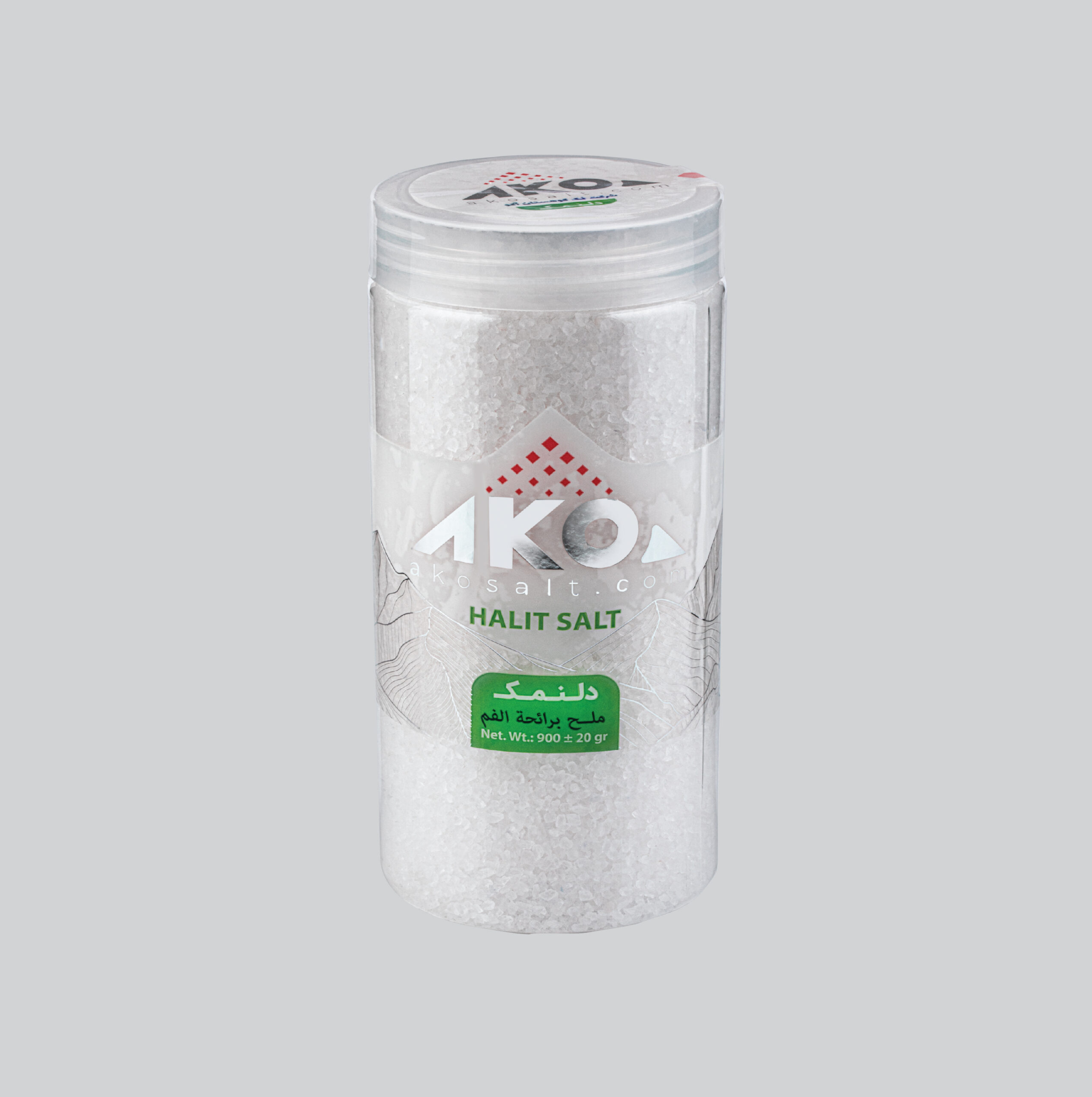 دلنمک صادراتی آکو سایز دانه ریز شکری - 900 گرم