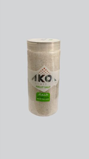 دلنمک رگه آبی صادراتی آکو سایز دانه ریز شکری - 900 گرم